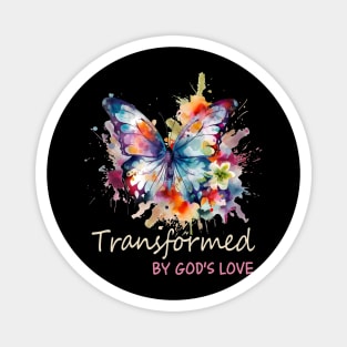 Christian God Is Not Dead Butterfly Gift For Men Women Magnet